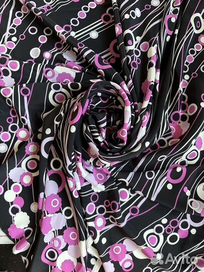 Отрез ткани шелк натуральный Италия (разные)