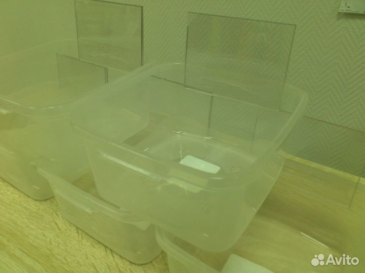 Контейнеры,ёмкости с держателем ценника