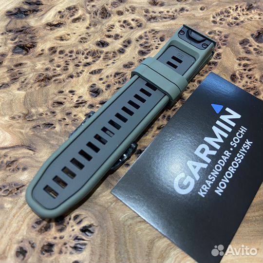 Ремешок силиконовый Garmin QuickFit 22mm Moss