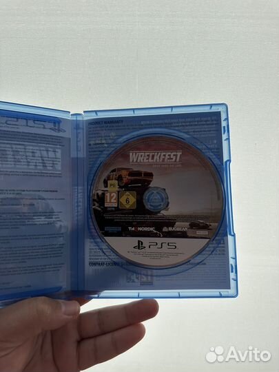 Wreckfest ps5 диск