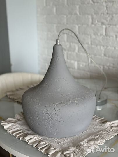 Светильник подвесной бетонный