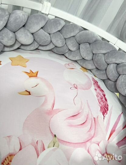 Бортик косичка