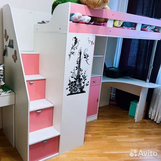 Кровать-чердак Golden-kids