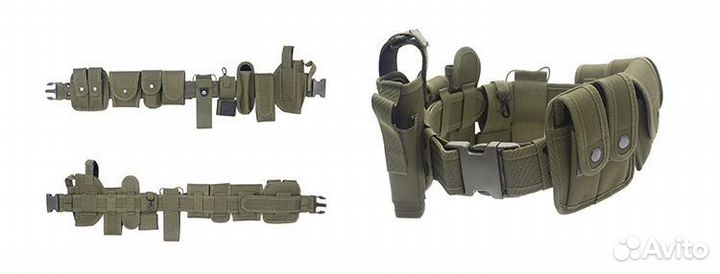 Тактический пояс с подсумками(Олива)