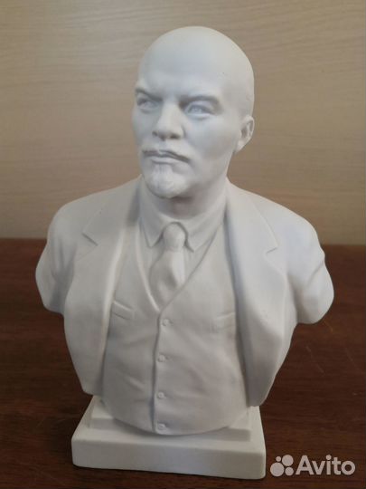 Бюст фарфоровый Ульянов Ленин фарфор лфз люкс