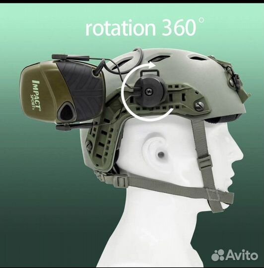 Крепления на шлем для наушников