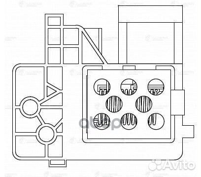 LFR0978 резистор вентилятора охлаждения LADA V