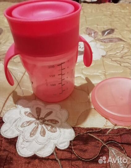 Тарелка и стаканчик не проливайка Philips Avent