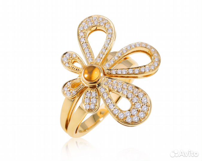 Золотое кольцо Di Modolo Fiamma