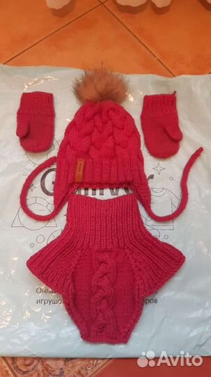 Шапка и снуд для девочки