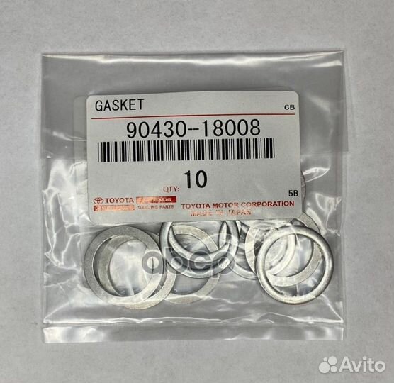 Прокладка сливной пробки 9043018008 toyota