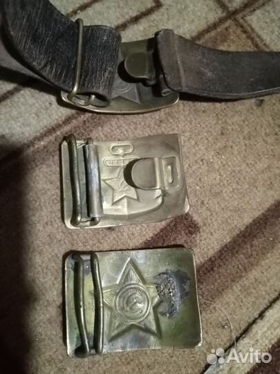 Ремень солдатский СССР и пряжки