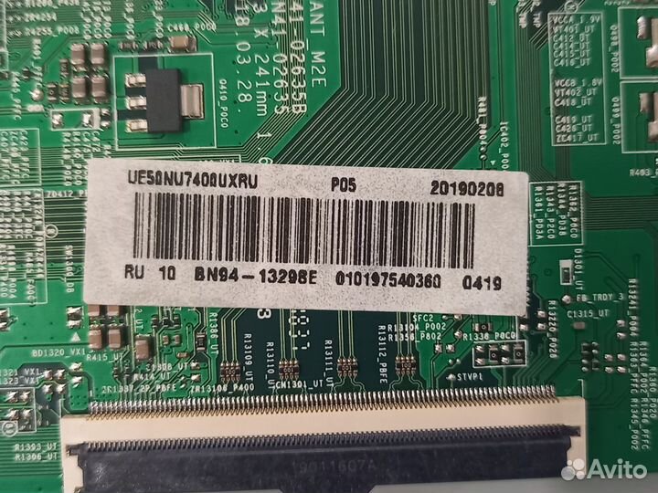 Разбор Samsung UE50NU7400U