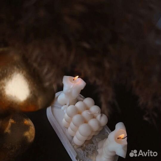 Свечи восковые ручной работы