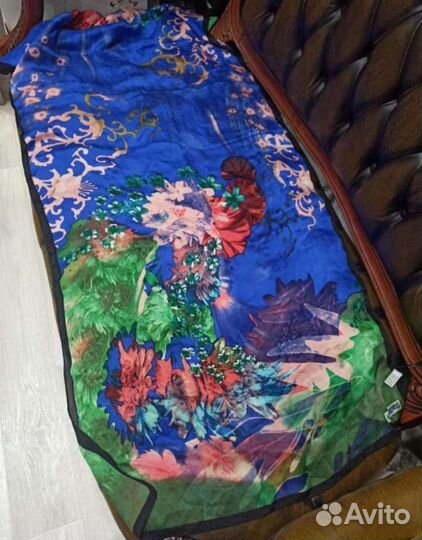 Палантин iceberg шелк гладкий креп италия