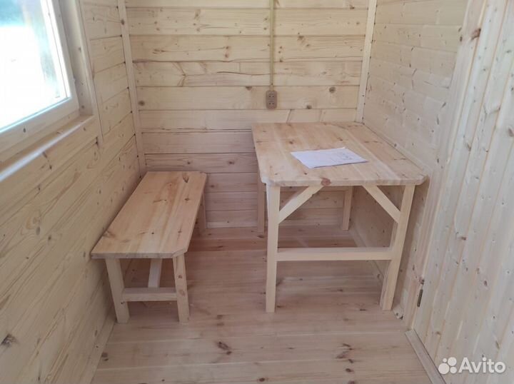 Мобильные бани из бруса под ключ