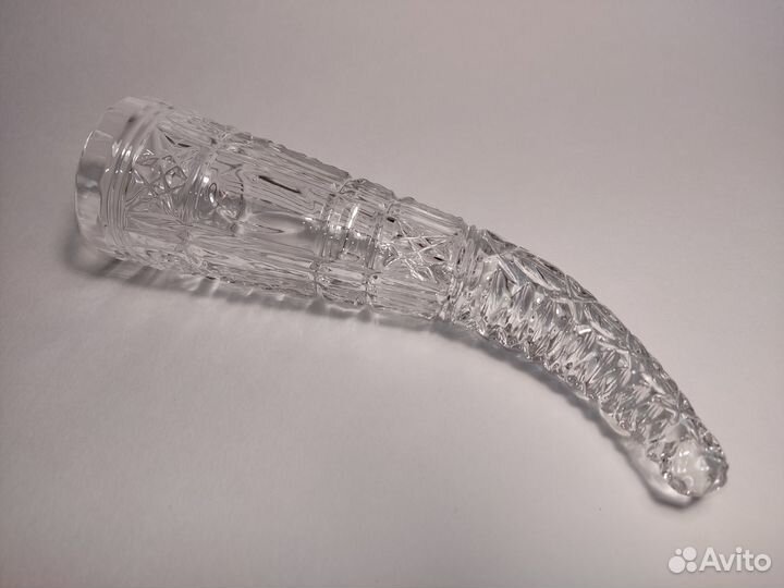 Хрустальный рог кубок бокал СССР