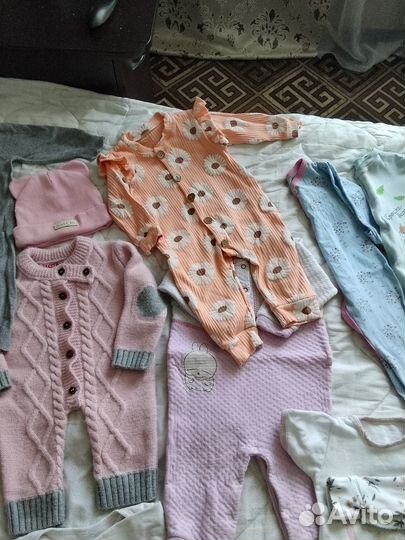 Вещи на новорожденную девочку 56 -62