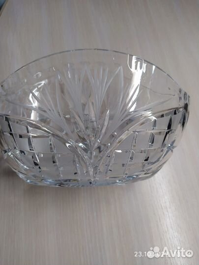 Салатник хрустальный