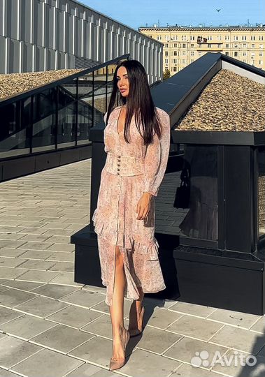 Платье женское шифон Ulyana Sergeenko