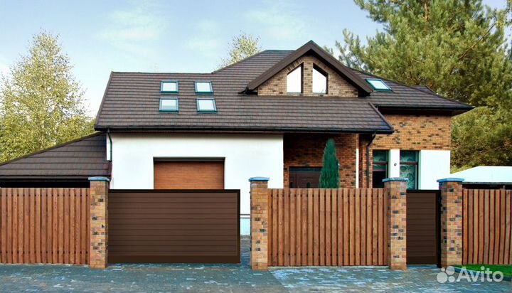 Откатные ворота Alutech ProTrend