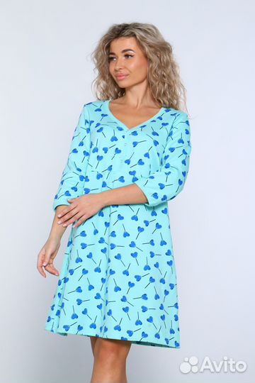 Оптом. Сорочка теплая футер 