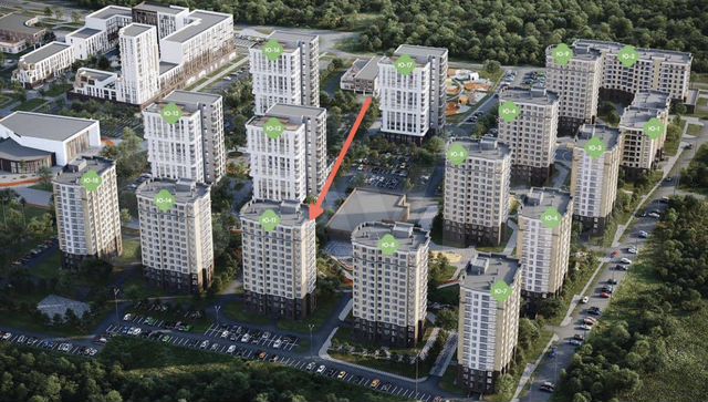 Дома в кемерово на южном фото Своб. планировка, 51 м², 9/14 эт. на продажу в Кемерово Купить квартиру Авито