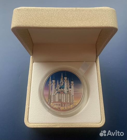 Мечеть Кул Шариф. Серебро,Гвинея 2014,Тираж 1000шт