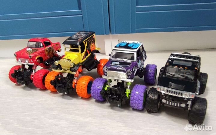 Машинки джипы, монстр траки