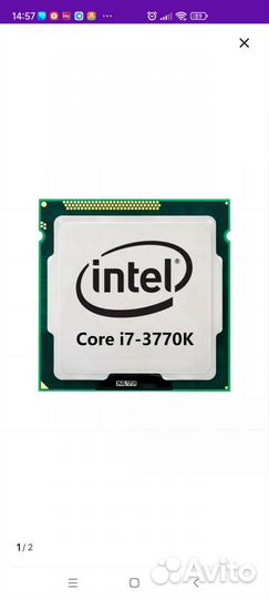 Процессор intel core i7 3770k новый