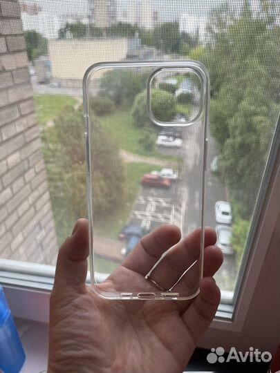 Чехол на iPhone 13 прозрачный