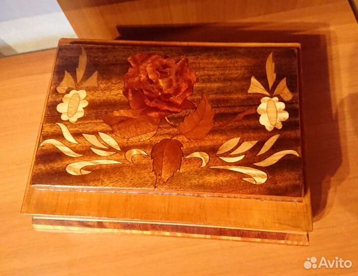 Шкатулка деревянная СССР