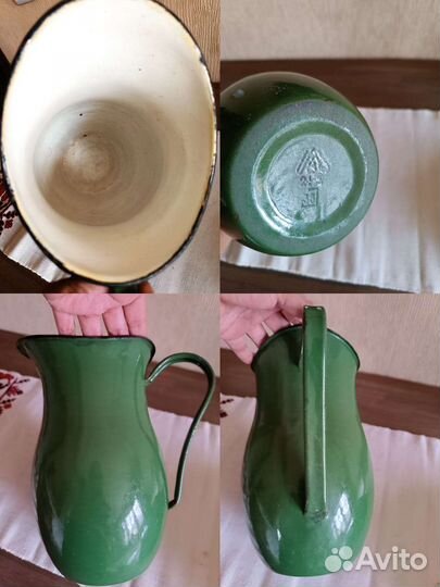 Кувшин. Посуда эмалированная СССР