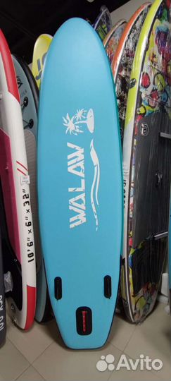 Доска для серфинга (SUP) с веслом walaw 10,6