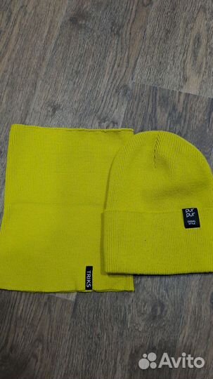 Комплект шапка и снуд для девочки