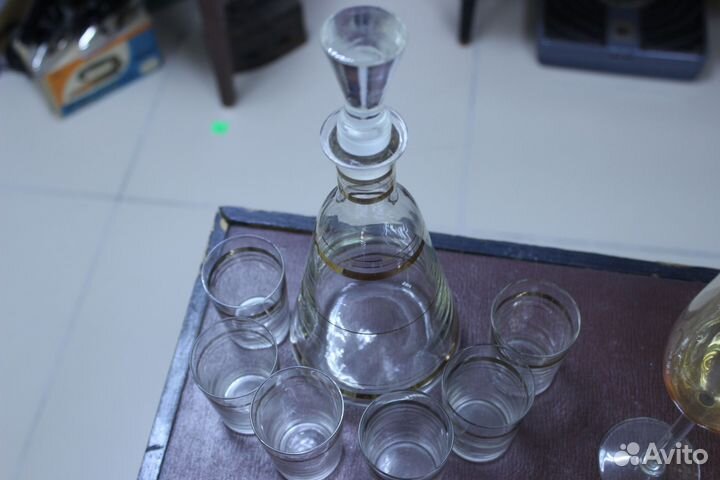Графин с рюмками СССР