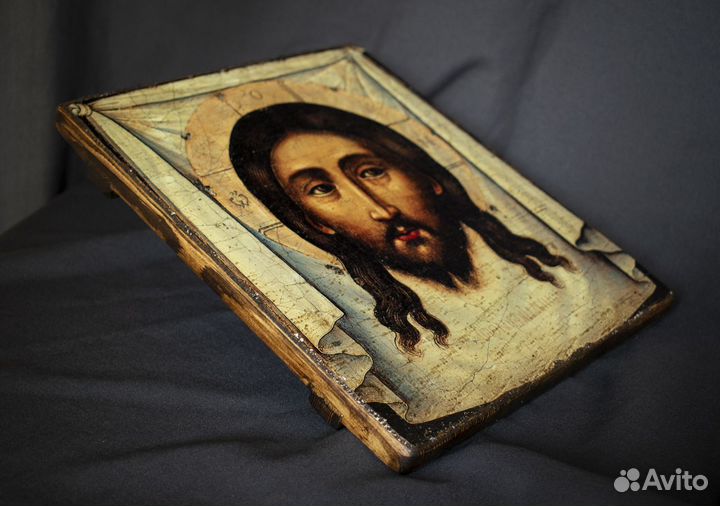 Икона Спас Нерукотворный Симона Ушакова xvii века