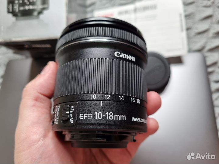 Объектив Canon 10-18 STM