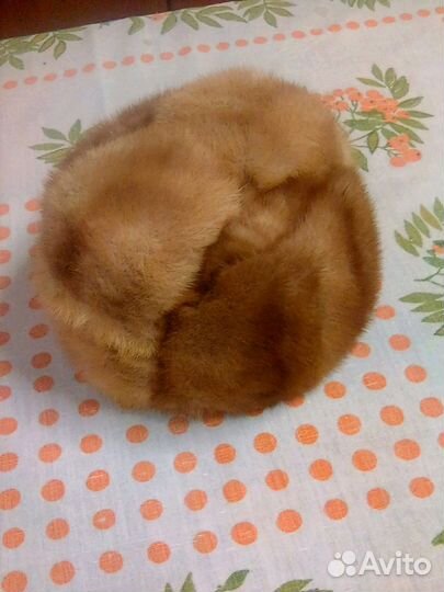 Шапка норка женская