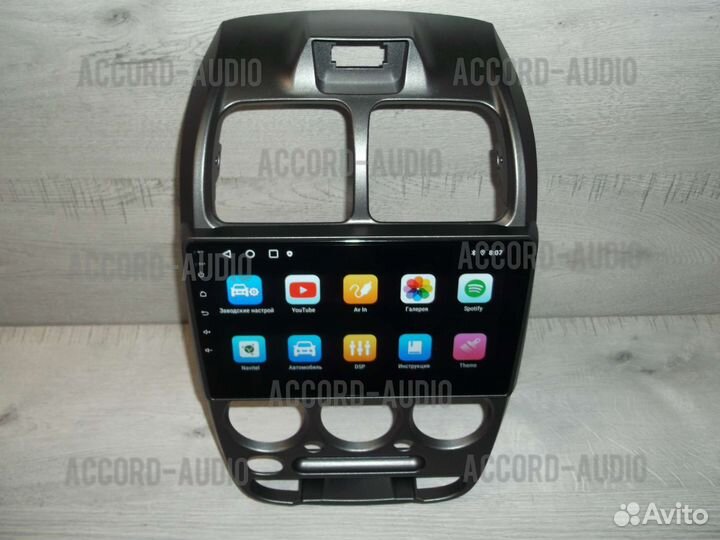 Магнитола Hyundai Accent Android Bluetooth WiFi