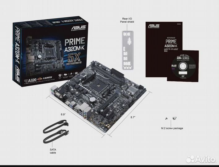 Новая Asus prime a320m k