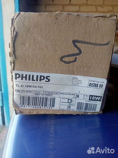 Лампа Philips TL-D 18W/54-765 1SL/25