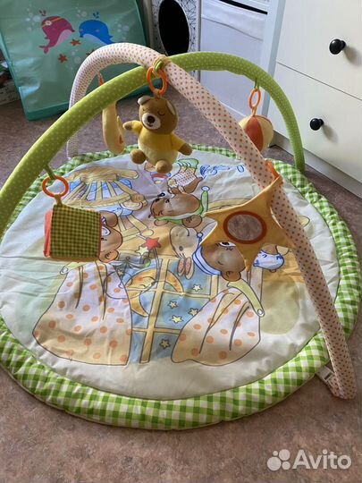 Развивающий коврик детский с дугами