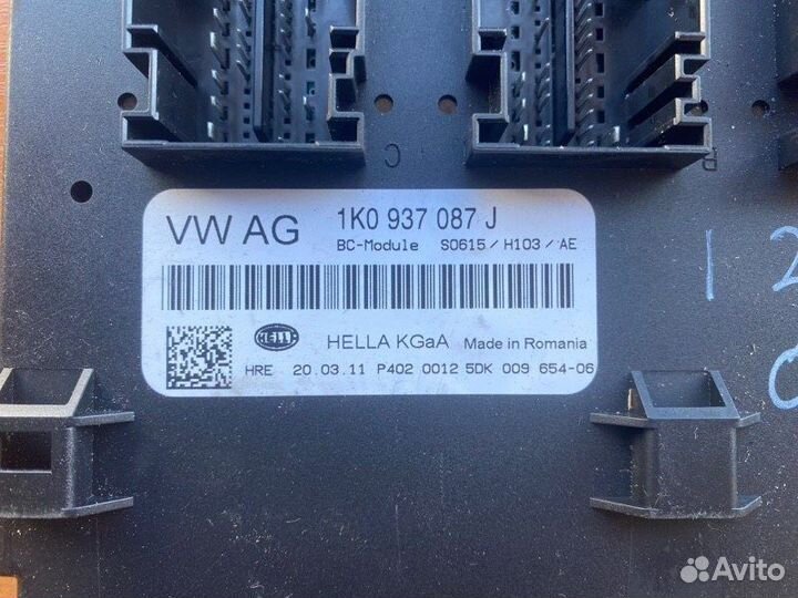 Блок комфорта Skoda Octavia RS cega 2011