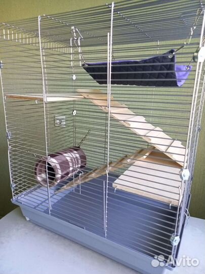 Клетка для грызунов, крыс, шиншиллы, хорька, дегу