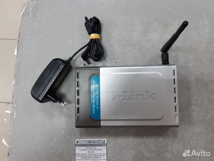 Маршрутизатор Сетевой LAN RJ-45 D-Link DI-624S