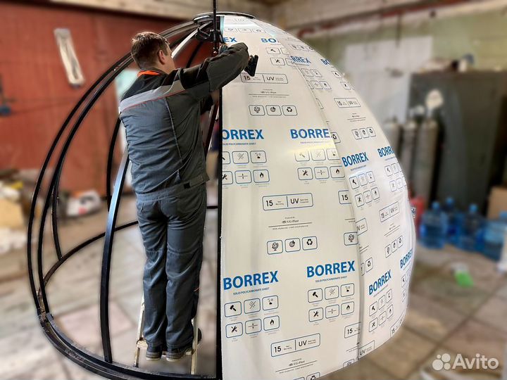 Купольная беседка 6.4 м