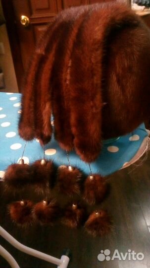 Шапка норковая