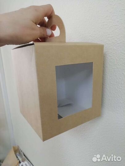 Коробка для кулича или бенто торта