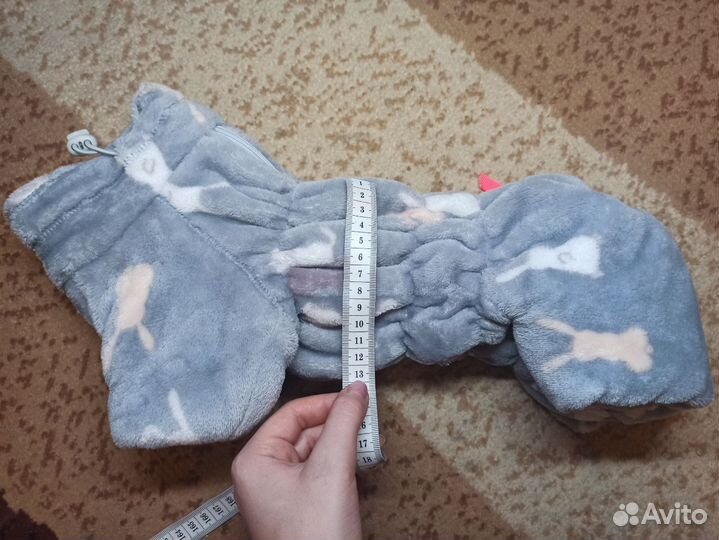 Собачий свитер-шубка.Размер 14.100% котон For Mydo